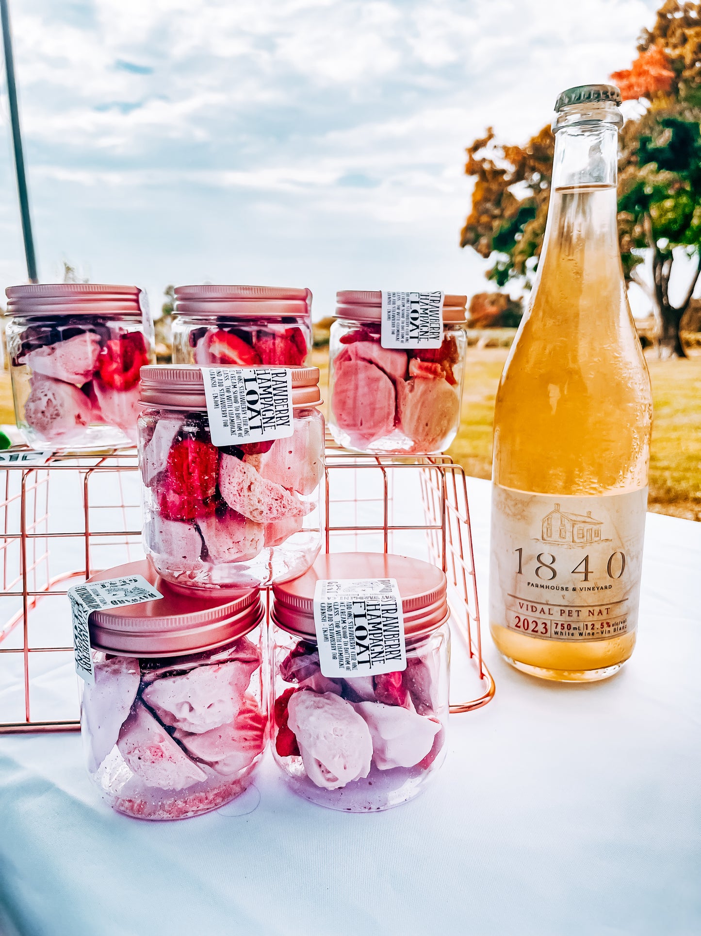 Champagne Floats