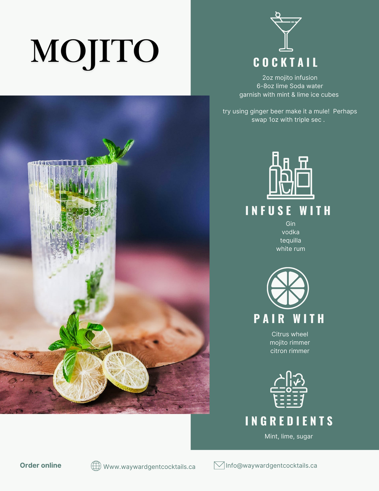 MOJITO COCKTAIL INFUSION - SEASONAL