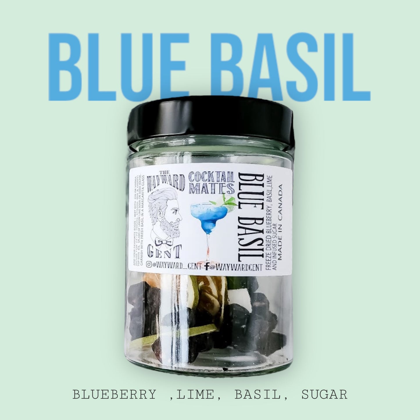 BLUE BASIL COCKTAIL INFUSION